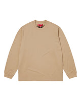 Supreme Intarsia L/S Tee Tan