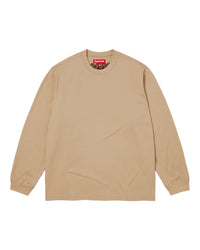 Supreme Intarsia L/S Tee Tan