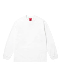 Supreme Intarsia L/S Tee White