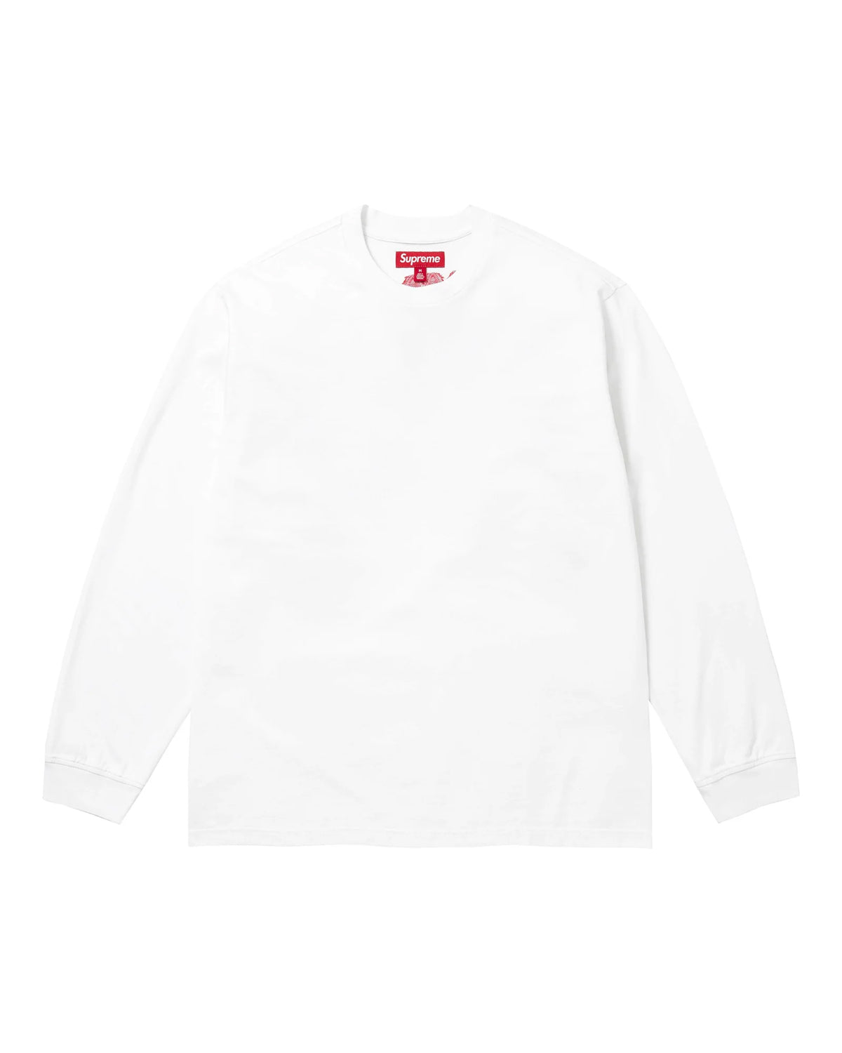 Supreme Intarsia L/S Tee White