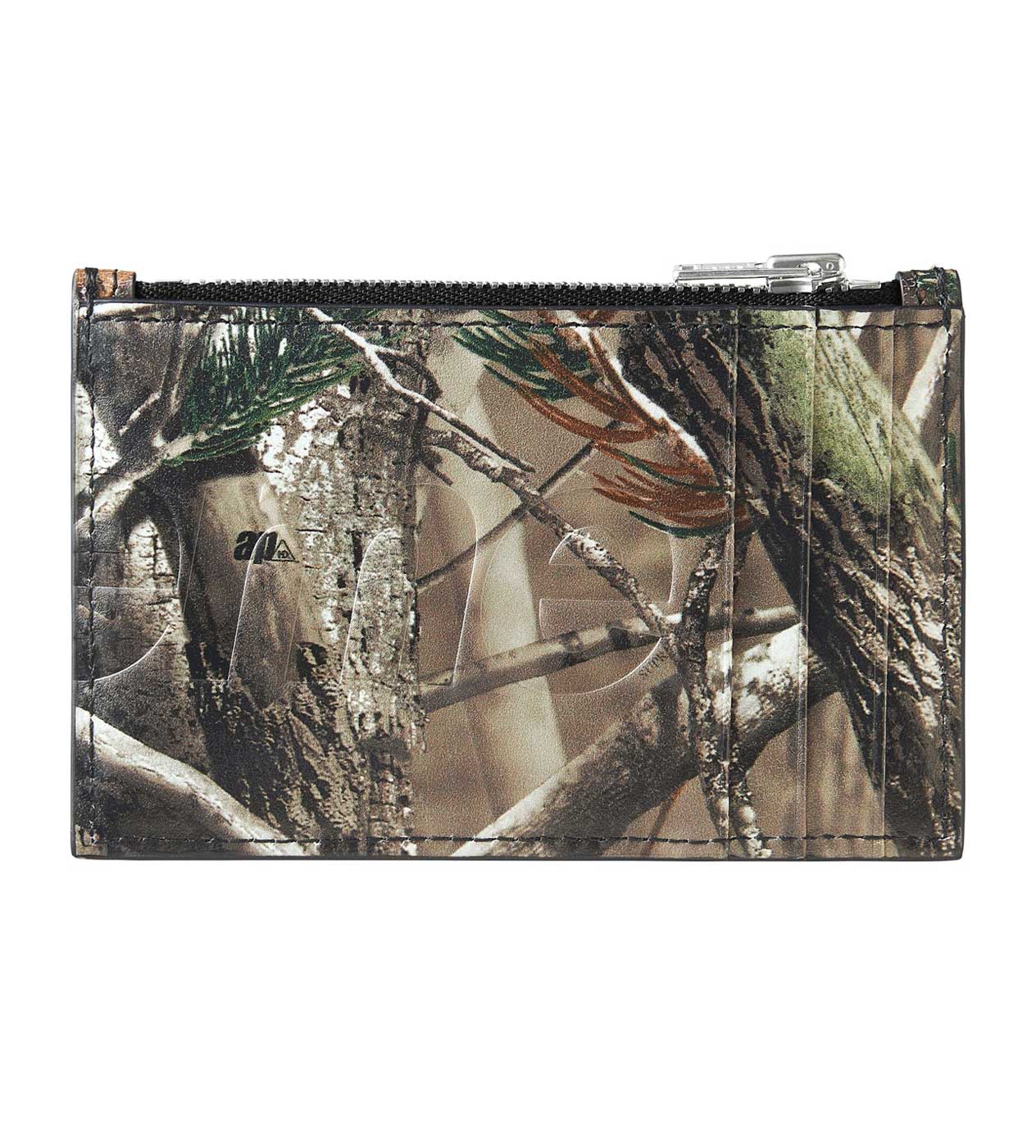 Supreme Leather Zip Card Holder Realtree Camo