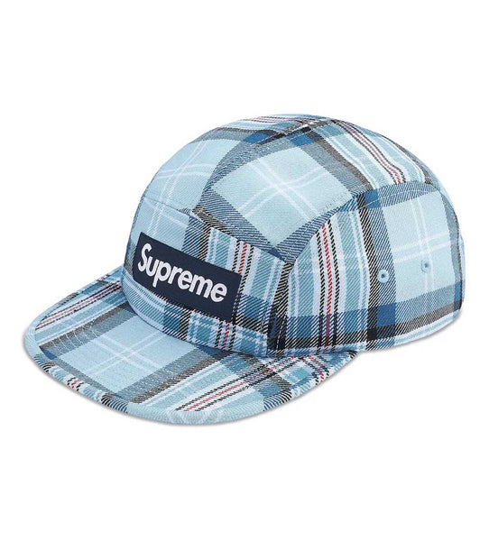 帽子 Supreme Lochcarron Camp Cap Light Blue Supreme Lochcarron Camp Cap Light Blue – Restock AR