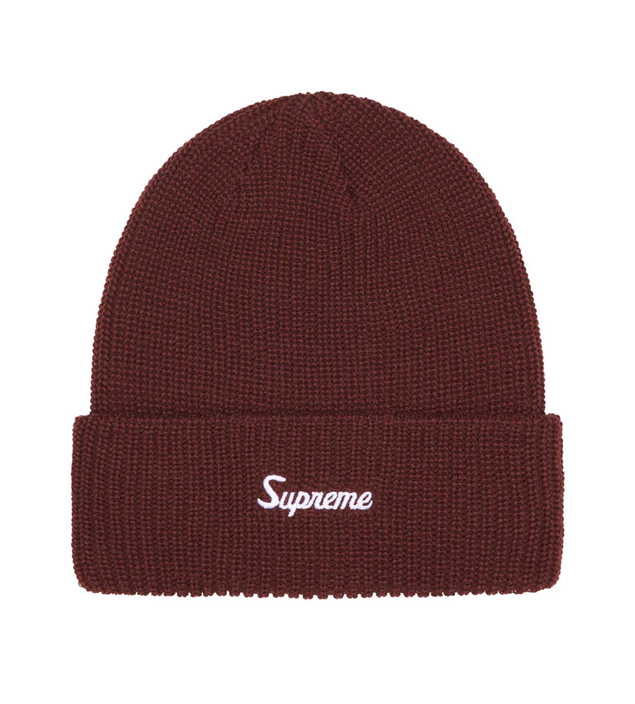 Supreme Loose Gauge Beanie Brown