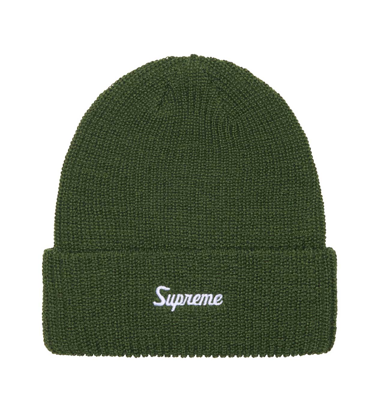 Supreme Loose Gauge Beanie Olive