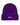 Supreme Loose Gauge Beanie purple, chunky purple cuffed knit beanie with white Supreme script embroidery, front view