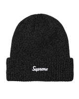 Supreme Loose Gauge Reflective Beanie Black