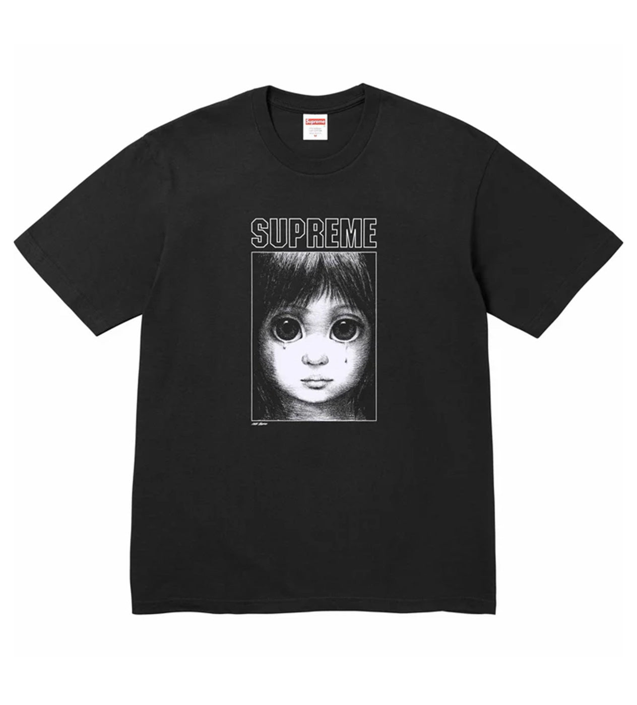 Supreme Margaret Keene Teardrop Tee Black front view