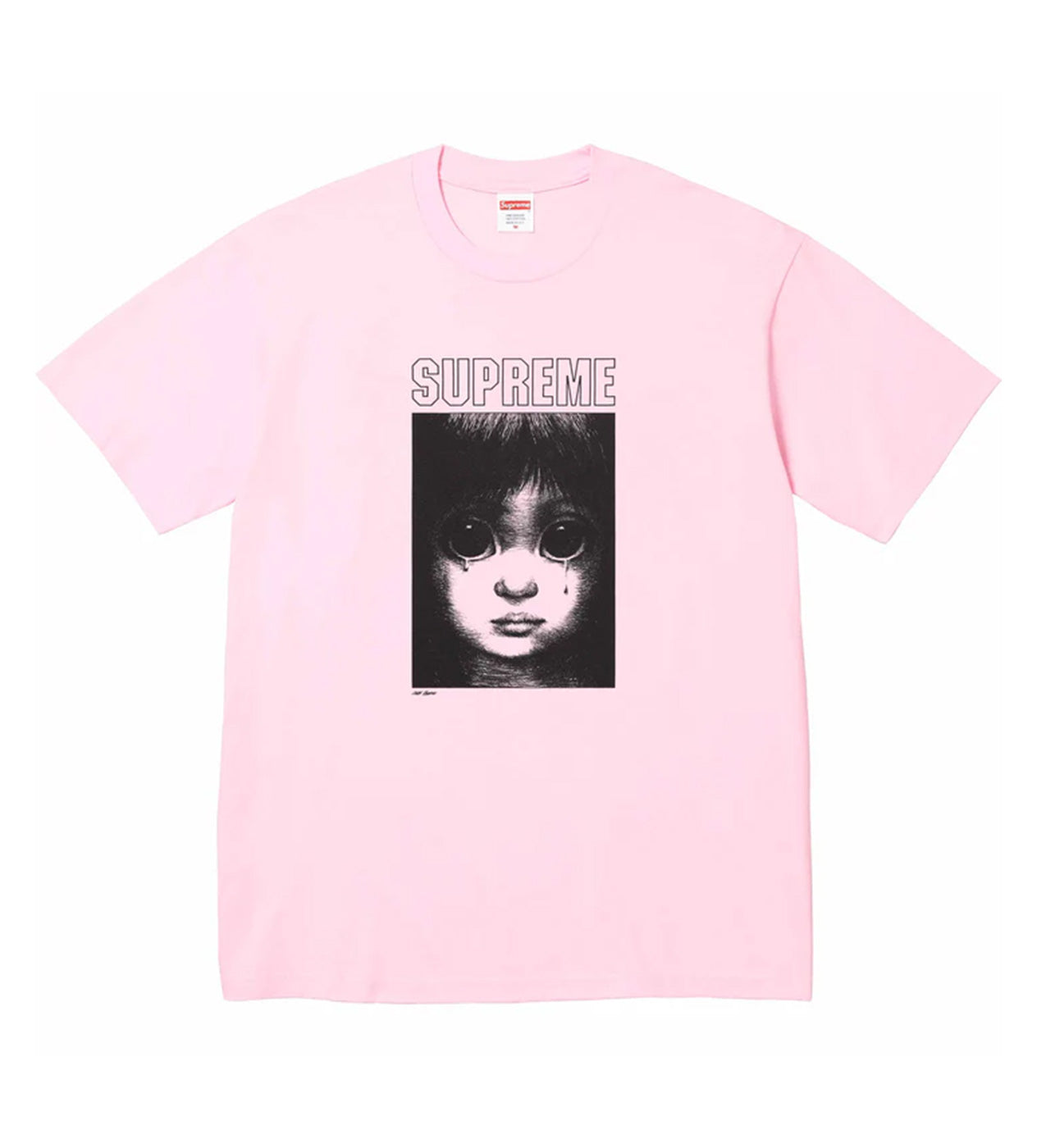 Supreme Margaret Keene Teardrop Tee Pink front view