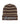Supreme Metallic Stripe Beanie brown, brown and tan striped rib-knit beanie with a metallic silver Old English Supreme logo, front view