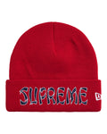 Supreme New Era Action Beanie Red