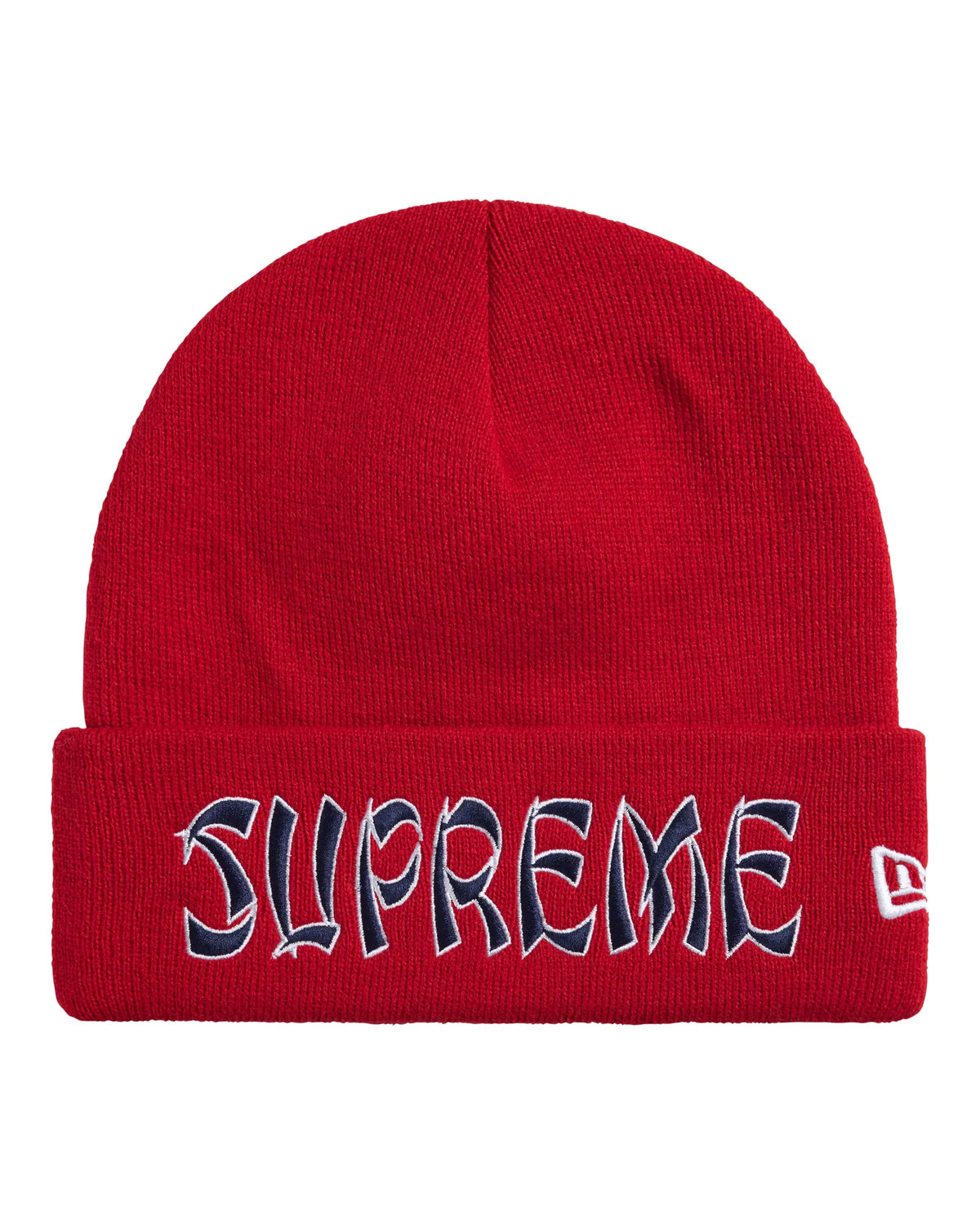 Supreme New Era Action Beanie Red
