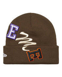Supreme New Era Arc Beanie Brown