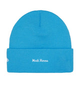 Supreme New Era Box Logo Beanie Cyan