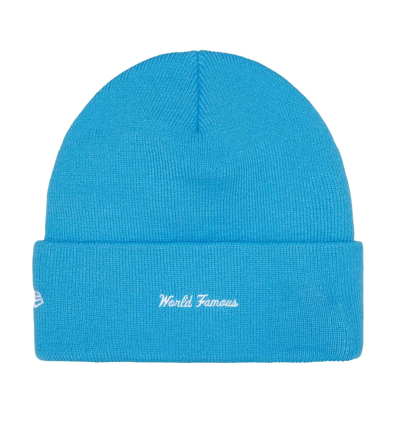 Supreme New Era Box Logo Beanie Cyan