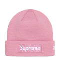 Supreme New Era Box Logo Beanie Dusty Pink