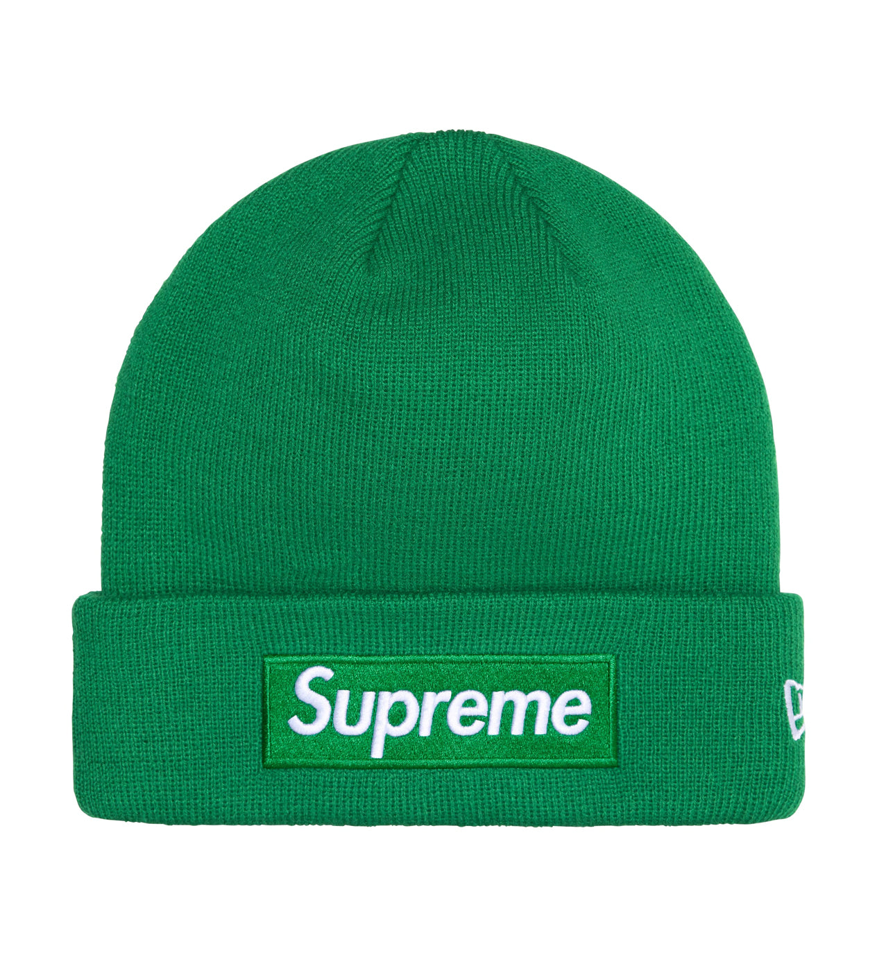 Supreme New Era Box Logo Beanie Green