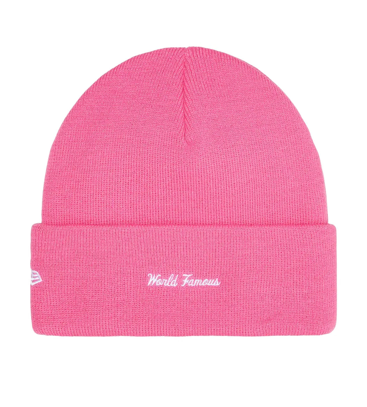 Supreme New Era Box Logo Beanie Magenta
