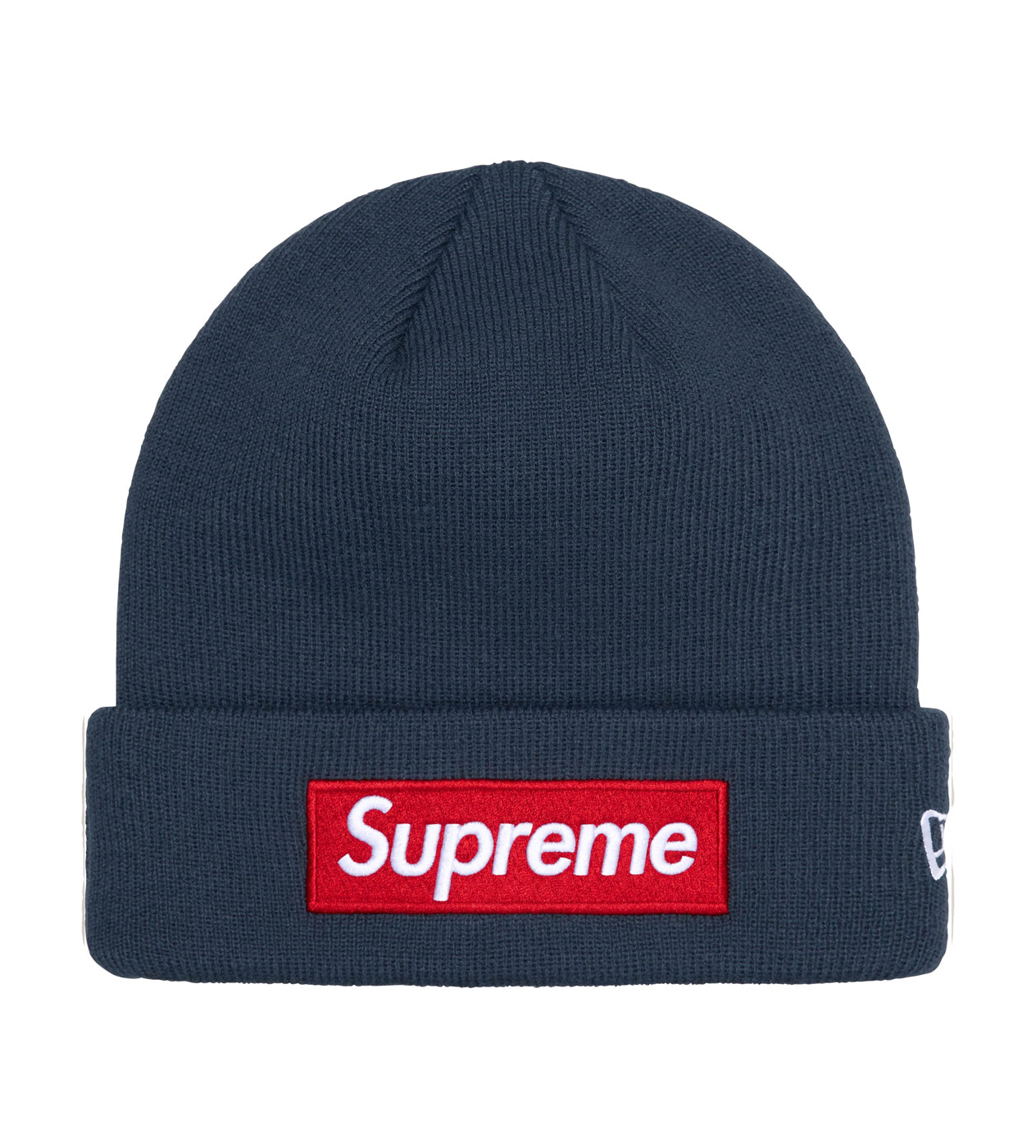 Supreme New Era Box Logo Beanie Navy