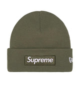 Supreme New Era Box Logo Beanie Olive