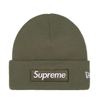 Supreme New Era Box Logo Beanie Olive