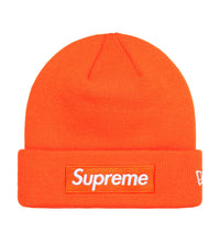 Supreme New Era Box Logo Beanie Orange