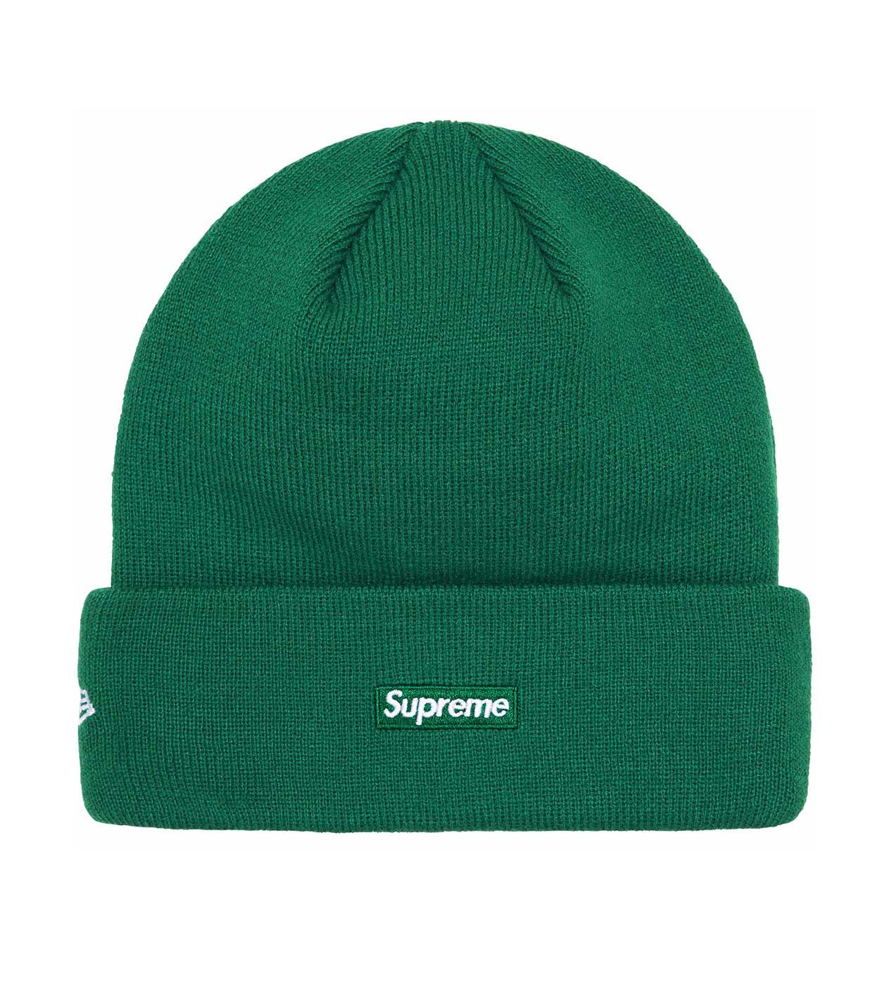 Supreme New Era Script Beanie Green