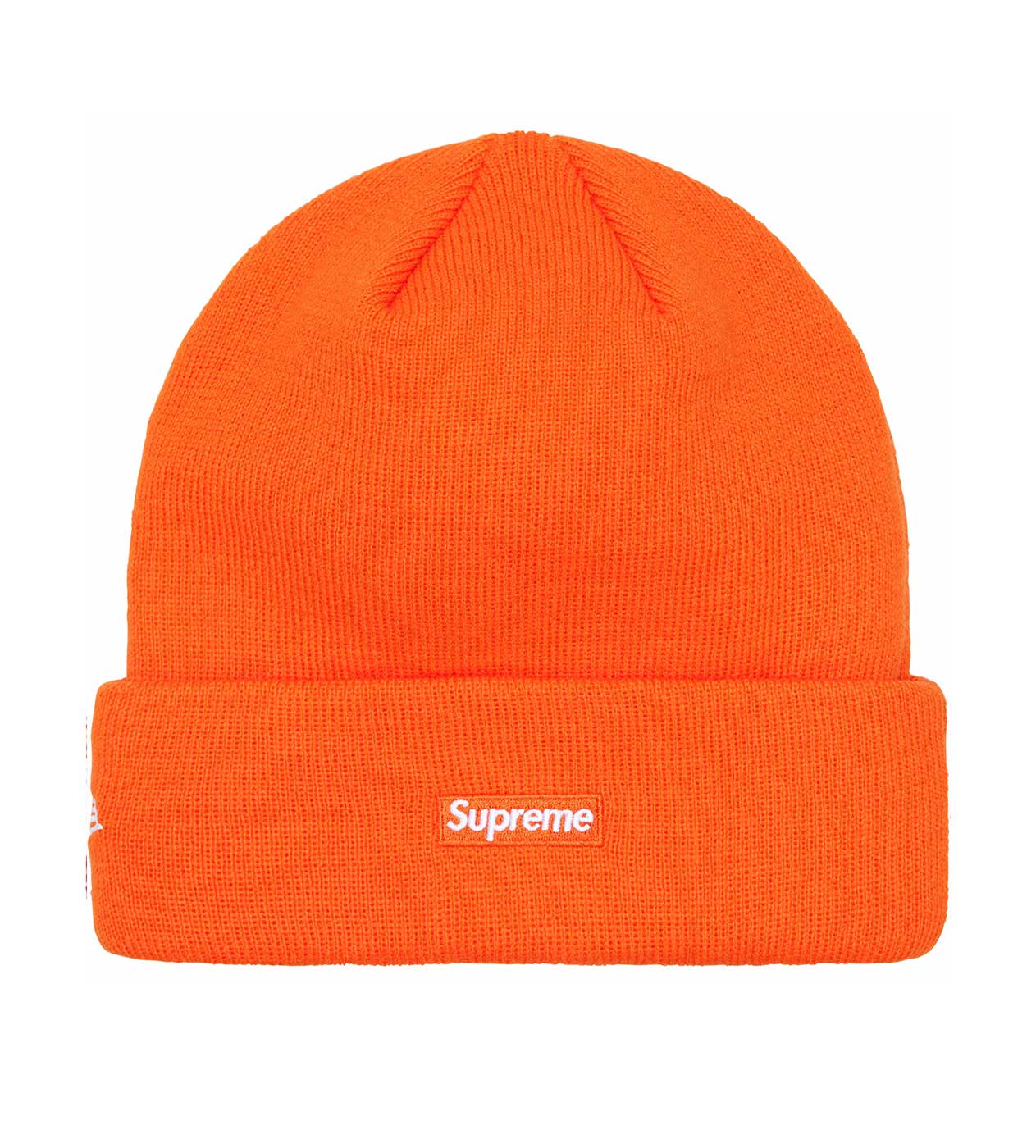 Supreme New Era Script Beanie Orange