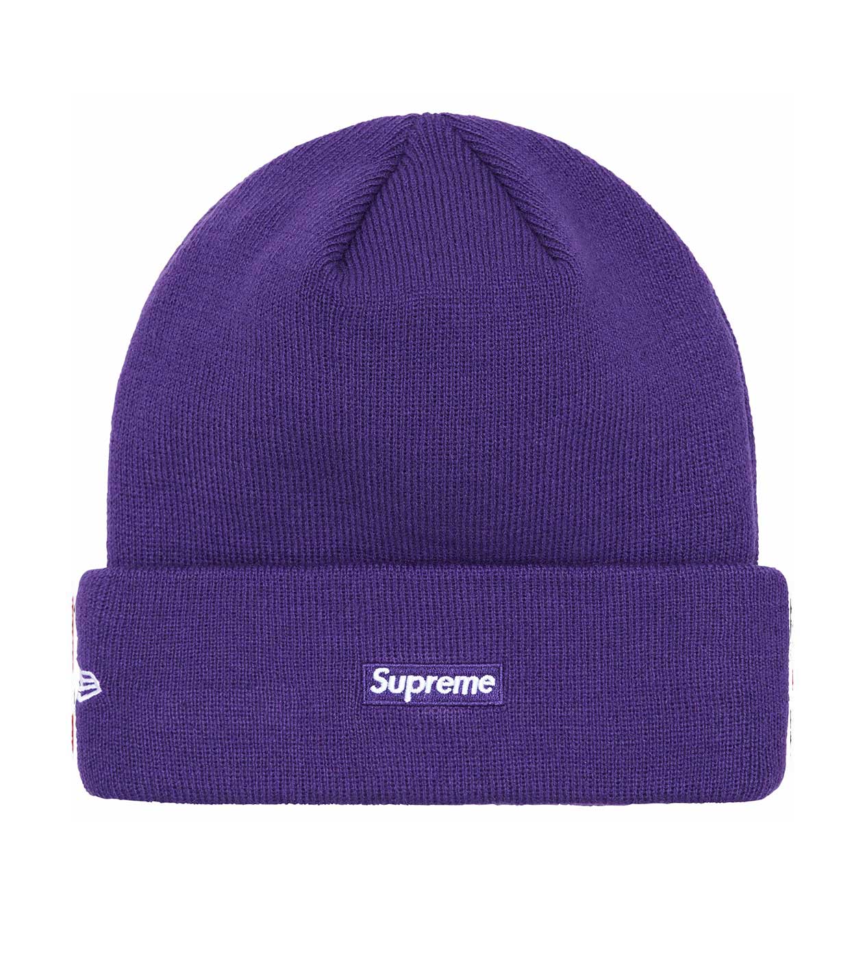 Supreme New Era Script Beanie Purple