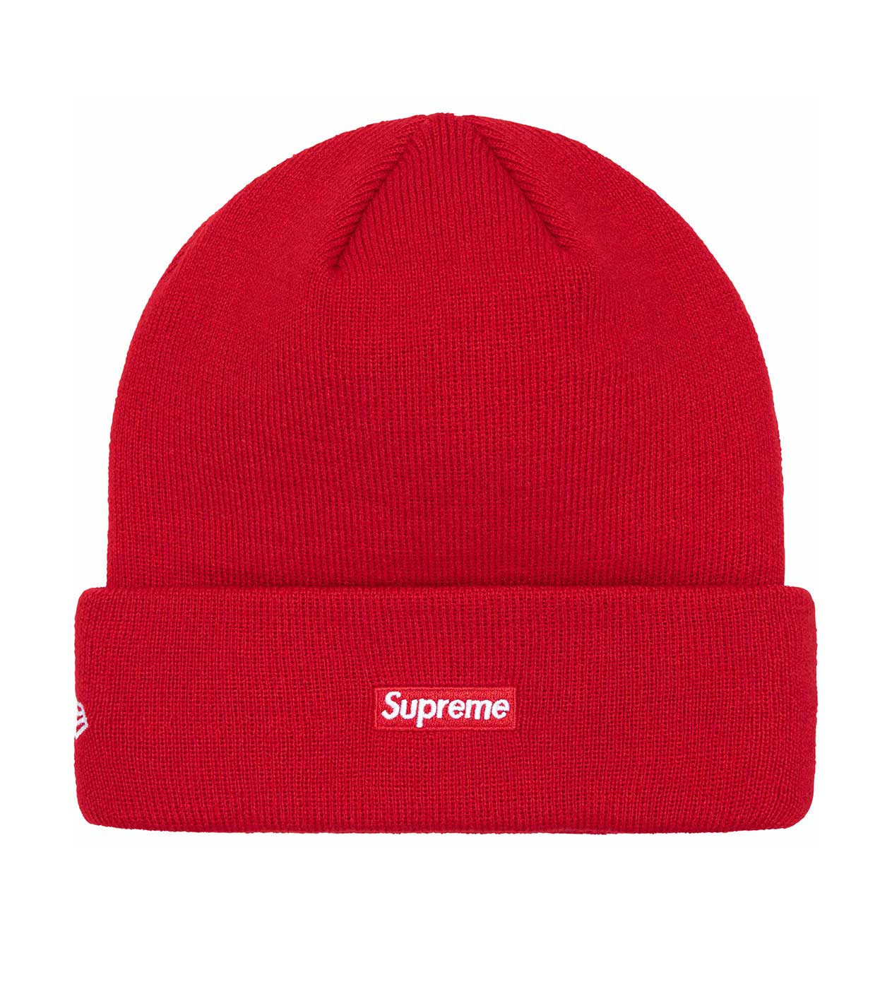 Supreme New Era Script Beanie Red – Restock AR