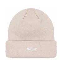 Supreme New Era Script Beanie Stone