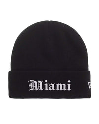 Supreme New Era Shop Beanie Miami Black