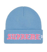 Supreme Old English Beanie Blue/Pink