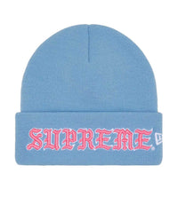 Supreme Old English Beanie Blue/Pink