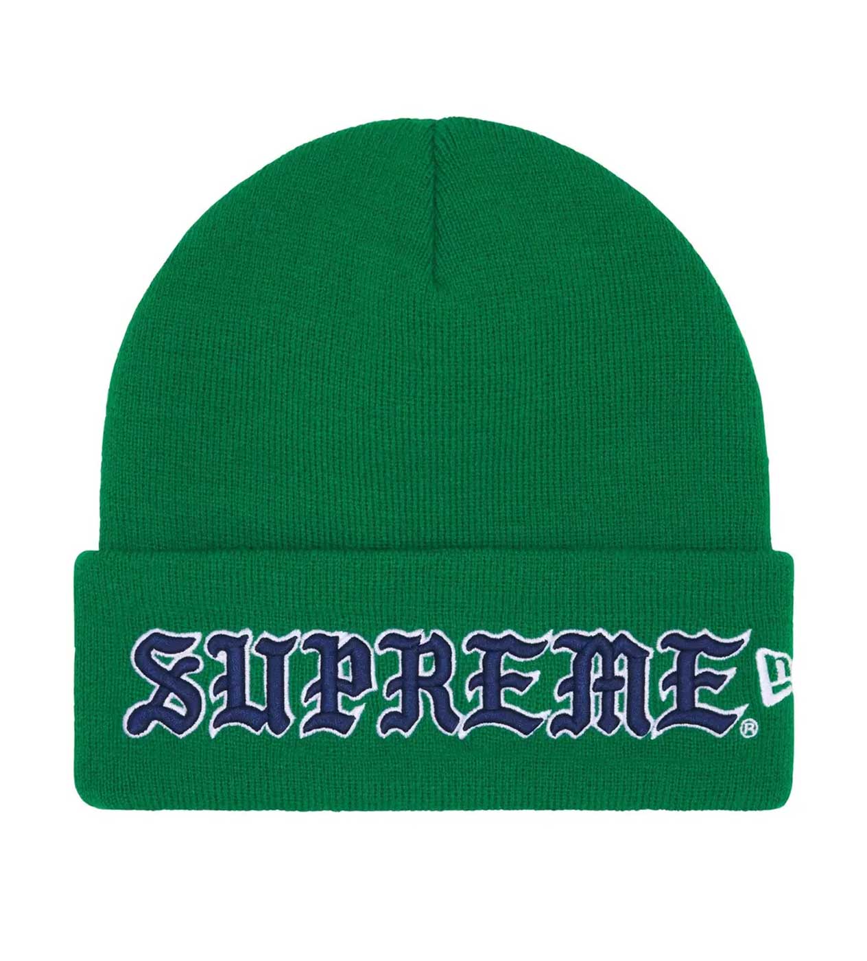 Supreme Old English Beanie Green/Blue