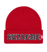Supreme Old English Beanie Red/Black