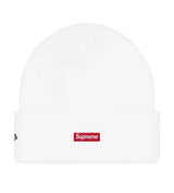 Supreme Old English Beanie White/Gold