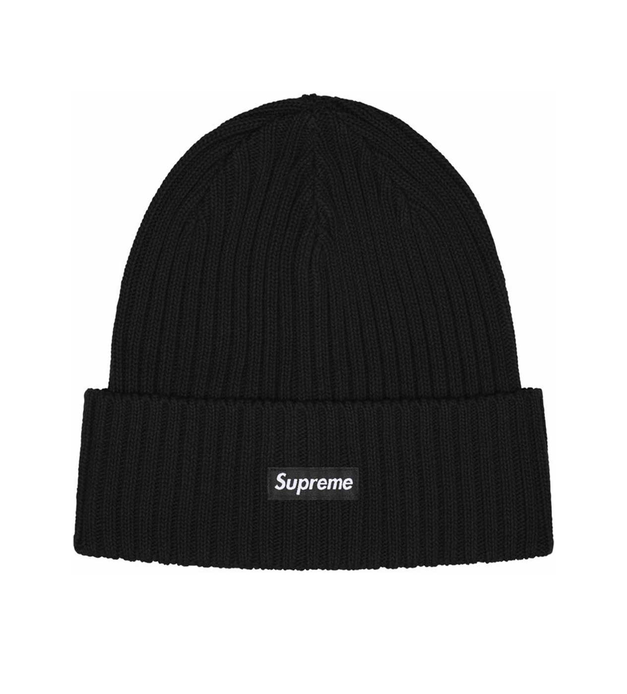 Supreme Overdyed Beanie Black front