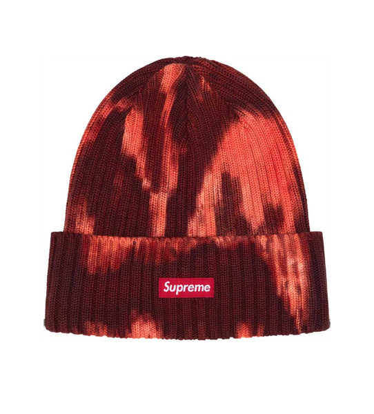 Supreme Overdyed Beanie Splatter Red – Restock AR