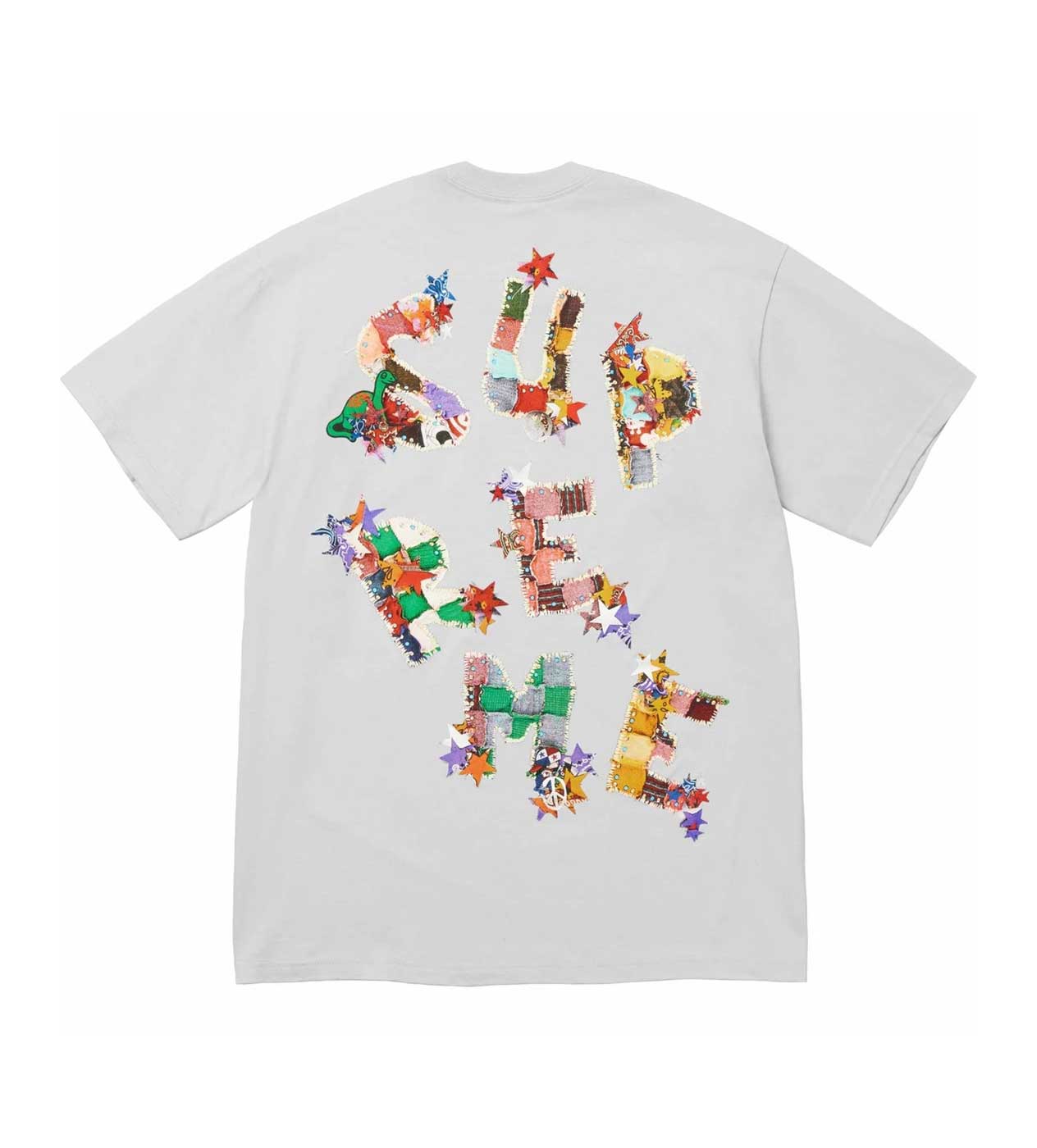 Supreme Patchwork Tee Cement – Restock AR