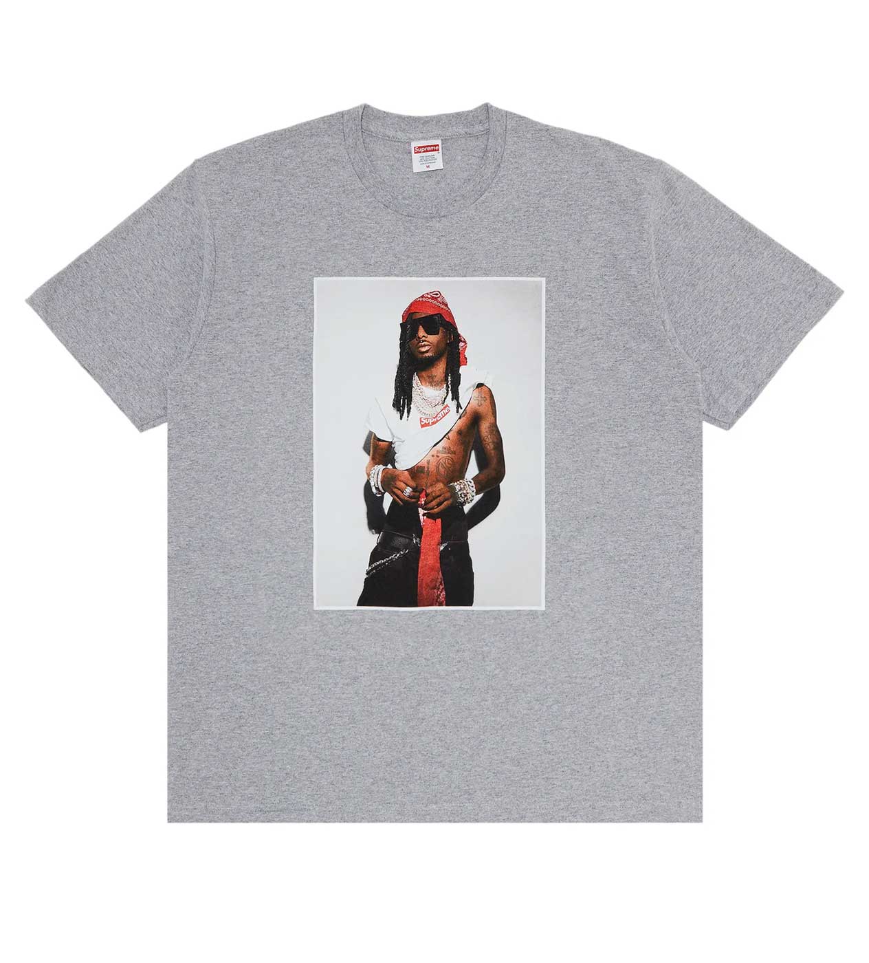 Supreme Playboi Carti Photo Tee Grey