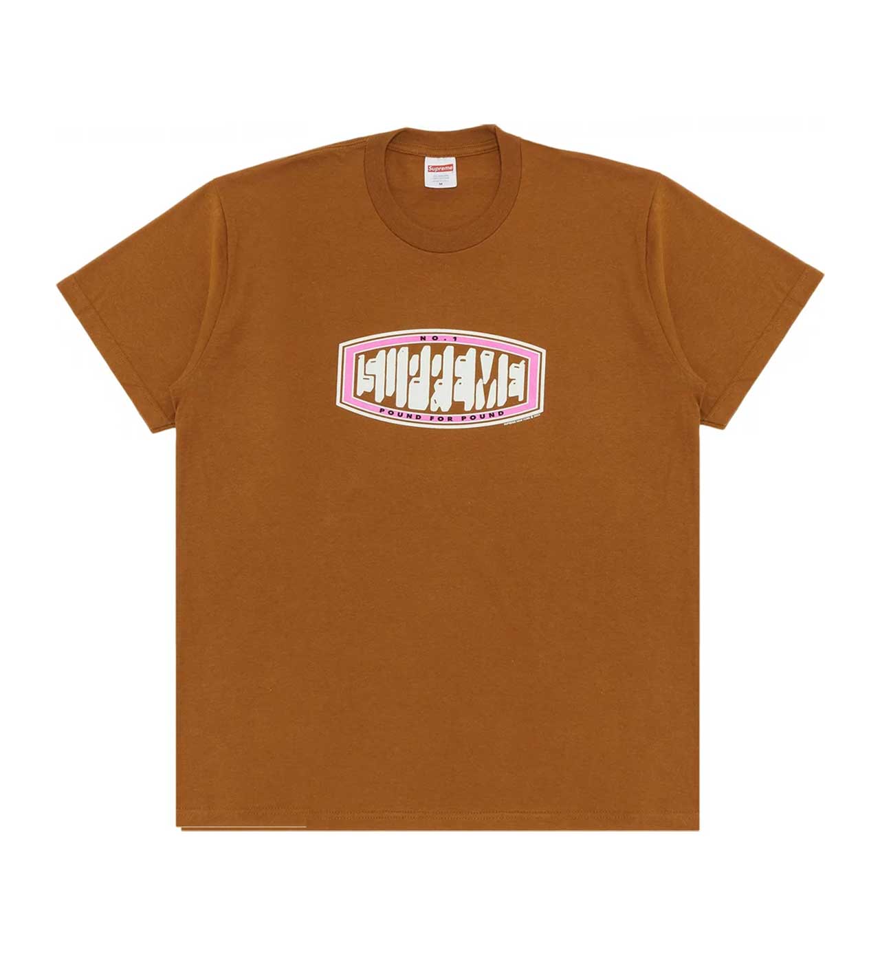 Supreme Pound Tee Light Brown