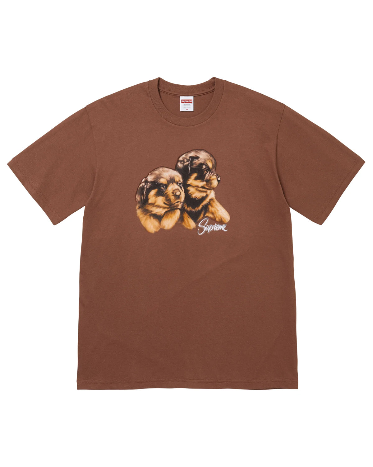 Supreme Puppies Tee Brown