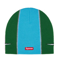 Supreme Racing Panel Beanie Green/Light Blue