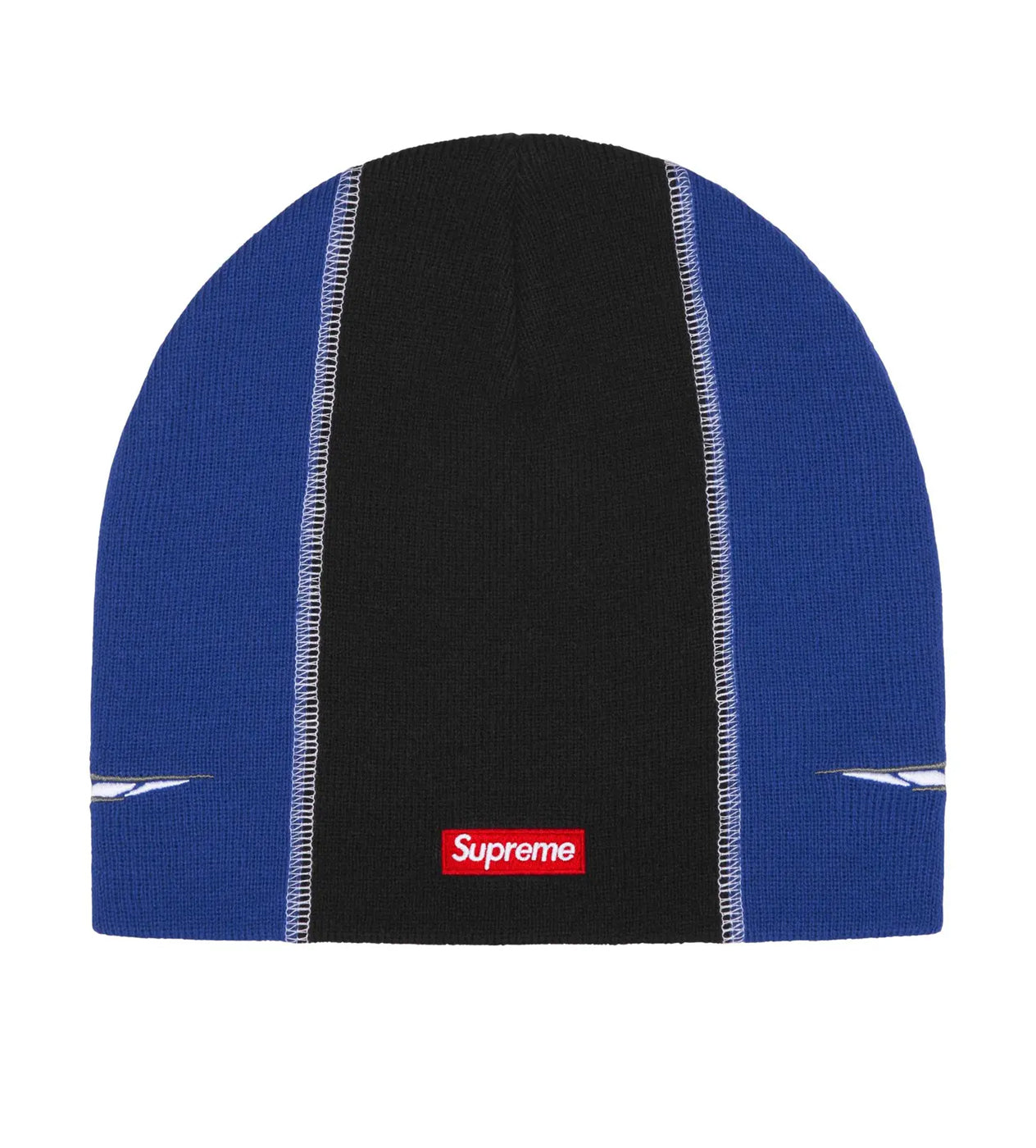 Supreme Racing Panel Beanie Navy/Black – Restock AR