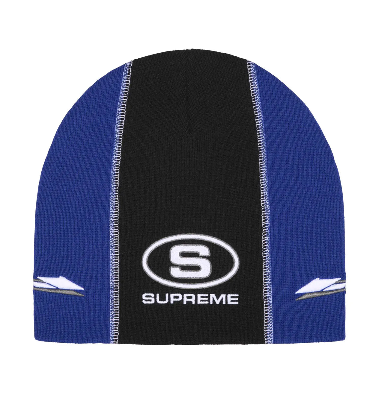 Supreme Racing Panel Beanie Navy/Black