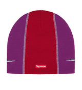 Supreme Racing Panel Beanie Purple/Red