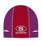 Supreme Racing Panel Beanie Purple/Red