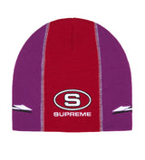 Supreme Racing Panel Beanie Purple/Red