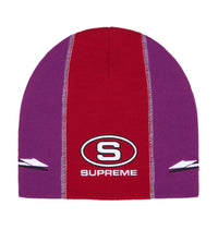 Supreme Racing Panel Beanie Purple/Red