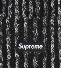 Supreme Rainbow Space Dye Loose Gauge Beanie Black